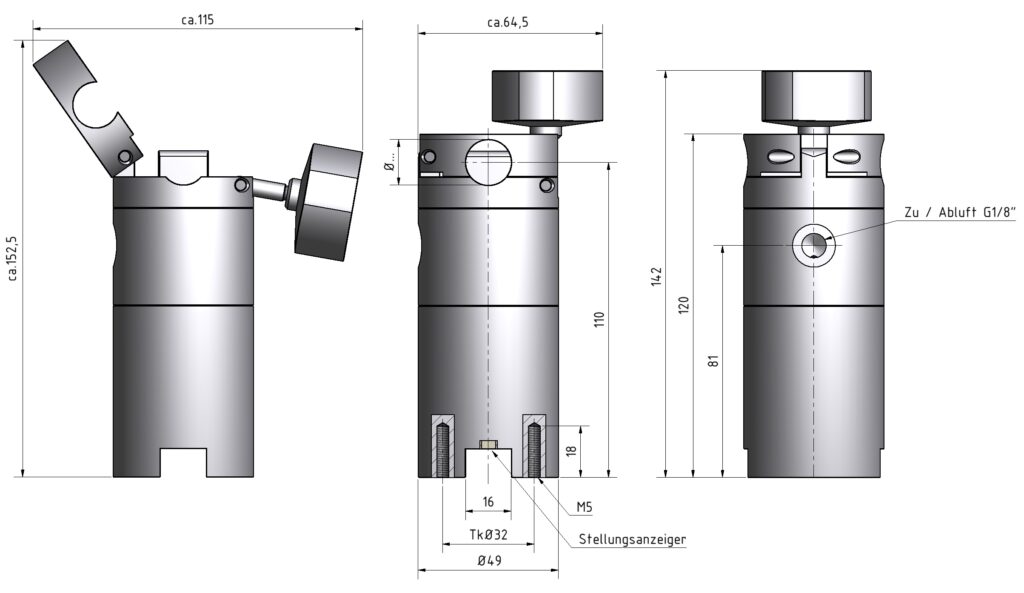 SQV11 Schlauchquetschventil für die Sterilabfüllung