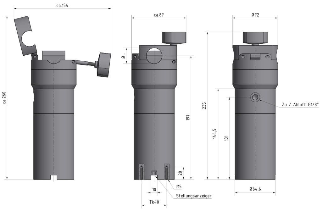 SQV41 Schlauchquetschventil für die Sterilabfüllung