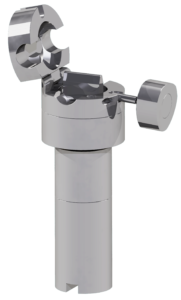 Stahl rostfrei Schlauchquetschventil mit Klapdeckel Typ: SQV 21 KV, für die Dosierung bei der Sterielabfüllung