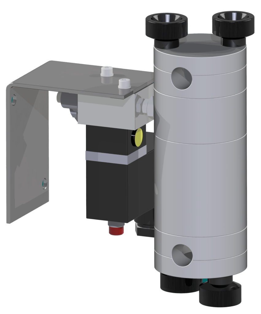 Aluminium Schlauchquetschventil Typ: SQV 96/2x11 für die Dosierung bei der Sterielabfüllung