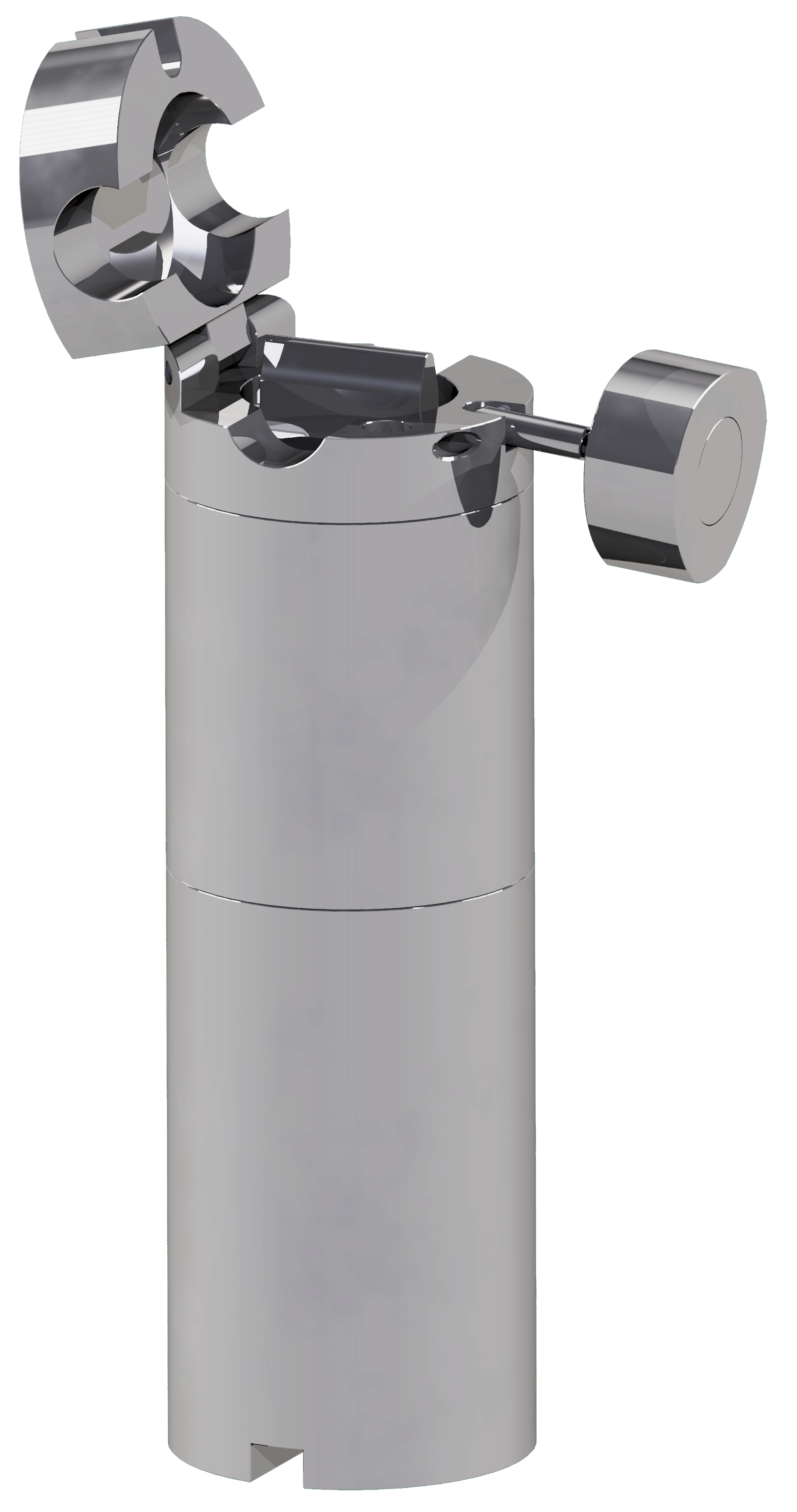 Stahl rostfrei Schlauchquetschventil mit Klapdeckel Typ: SQV 31 KV, für die Dosierung bei der Sterielabfüllung