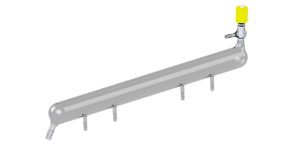 GV-GlasVerteiler nach der GF-Vorlagegefässe bei der Sterilabfüllung