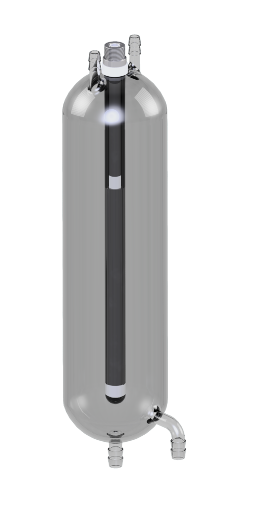 Glasgefässe Typ: GF1000 als Vorlagegefässe bei der Sterilabfüllung