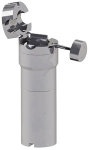 Stahl rostfrei Schlauchquetschventil mit Klapdeckel Typ: SQV 41 KV, für die Dosierung bei der Sterielabfüllung