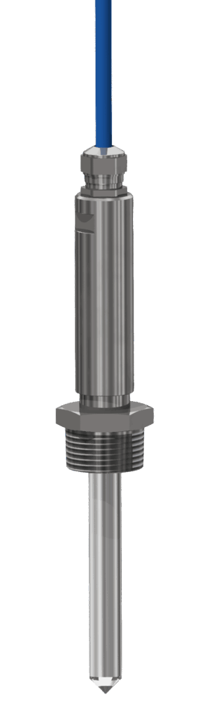 Flüssigkeitsfühler Stahl rostfrei mit 100 mm Glasstab Typ: AF21R 100 für hohe Temperaturen