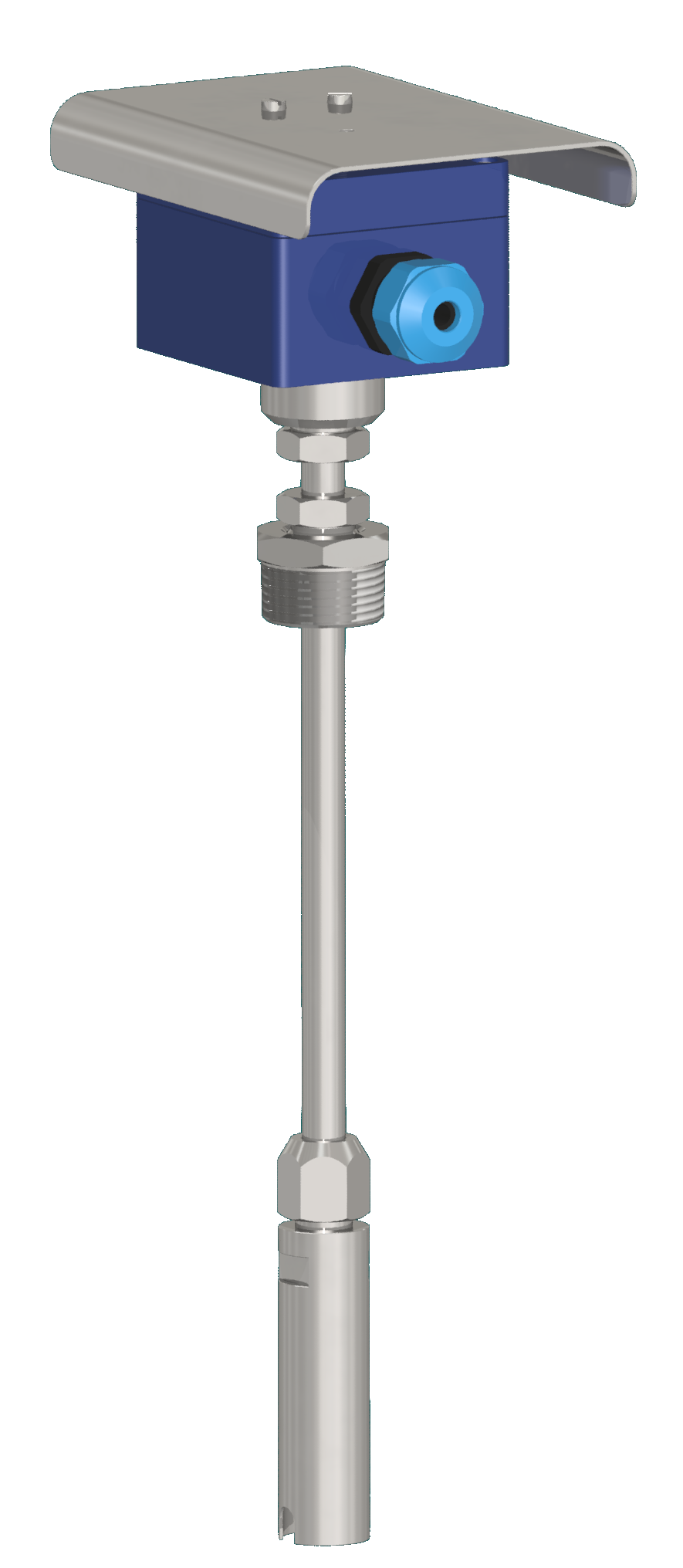 Aquasant Abfüllsicherung in Stahl rostfreier Ausführung für Lösungsmittel Tanks. Typ: F1IR-R-D4-AKK-R1-Var-W