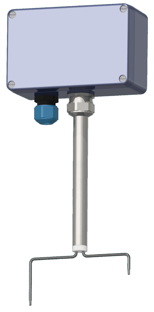 Leitwertsensor von Aquasant mit aufgebauter LW9-Vorortmesselektronik