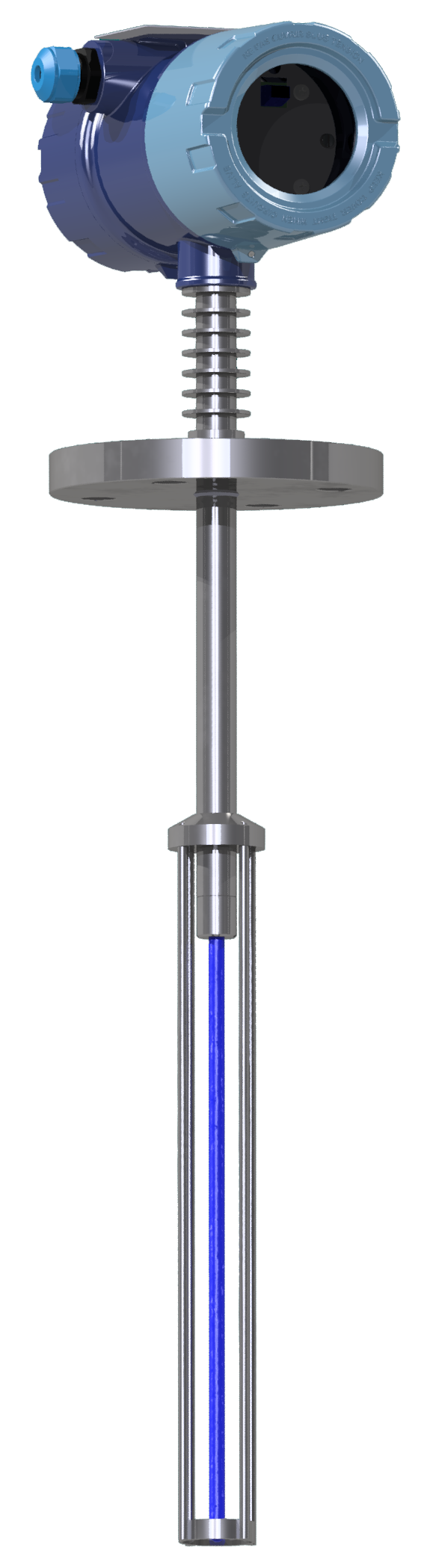 Aquasant Sensor: emailierte Stabsonde SEM zur Füllstandmessung in Reaktoren oder Lagertanks für harte Bedingungen von Pilotplant bis Grossproduktion