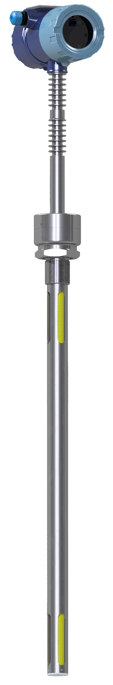 Aquasant Trennschicht-Stabsonde Stahl rostfrei mit Keramik Messelektrode Sensor Typ: SK1Md-1740-1640-SB-TN-NPT zur Kontinuierlichen Trennschichtmessung