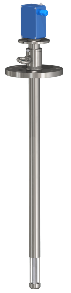 Aquasant Trennschicht-Stabsonde Stahl rostfrei mit PFA Messelektrode Sensor Typ: ST2M-4310-100-SB-R-TN-ES4-DN Höhe variabel einstellbar zur Trennschicht Detektion