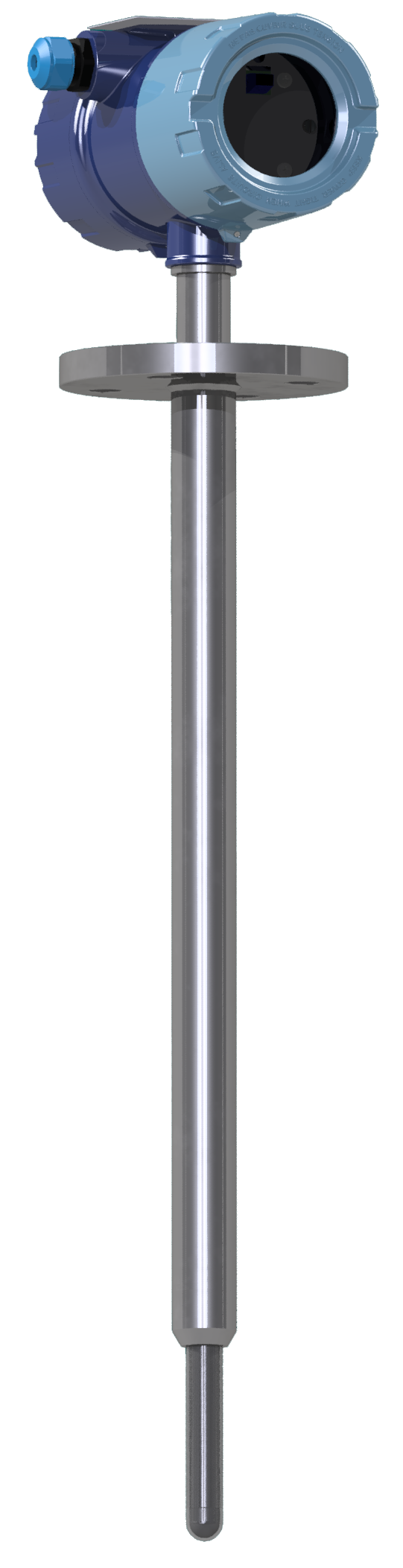 Aquasant Trennschicht-Stabsonde Stahl rostfrei mit PFA Messelektrode Sensor Typ: ST2Md-600-100-SB-TN-DN zur kontinuierlichen Trennschichtmessung