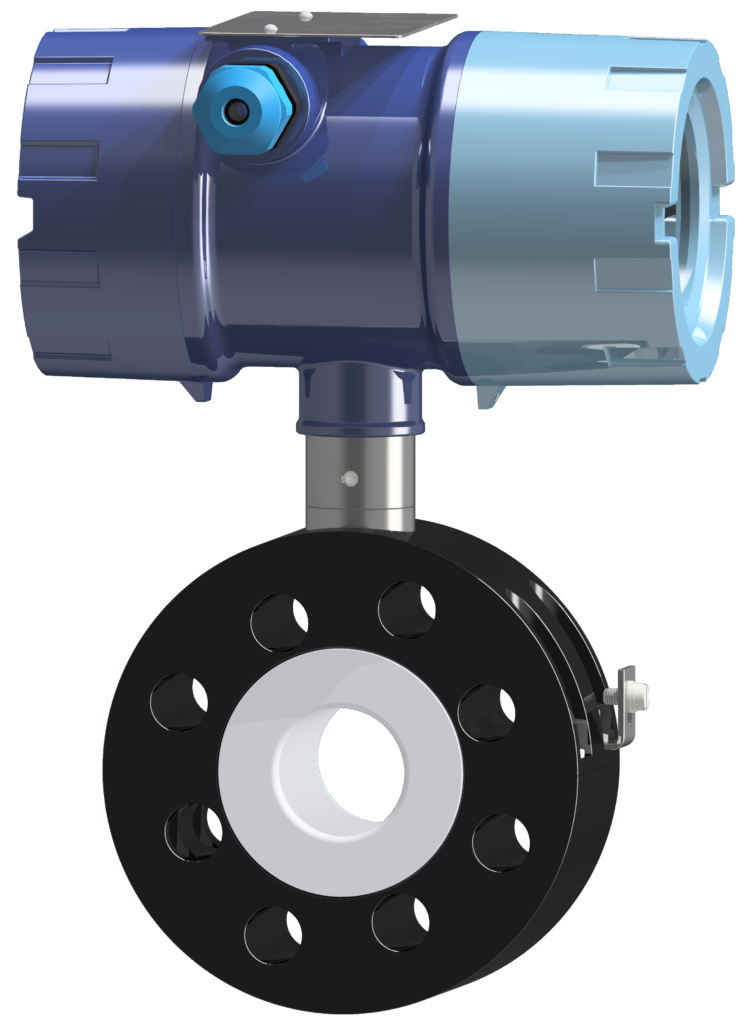 Aquasant Sensor: Rohrsonde TSS80 zur Trennschichtmessung für die batch Phasen Abtrennung nach der Extraktion in der Rohrleitung