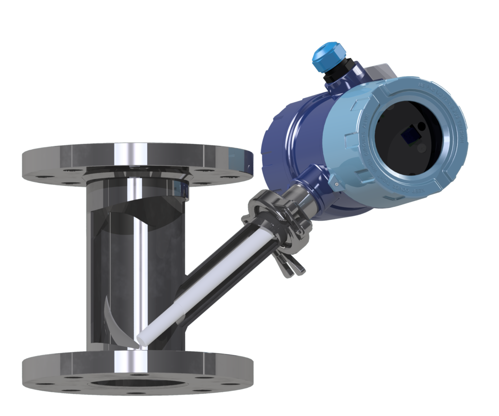 Aquasant Sensor: voll PTFE Stabsonde zur Trennschichtdetektion für die batch flüssig Phasentrennung nach der Extraktion mit leitfähigen Belagsbildungen