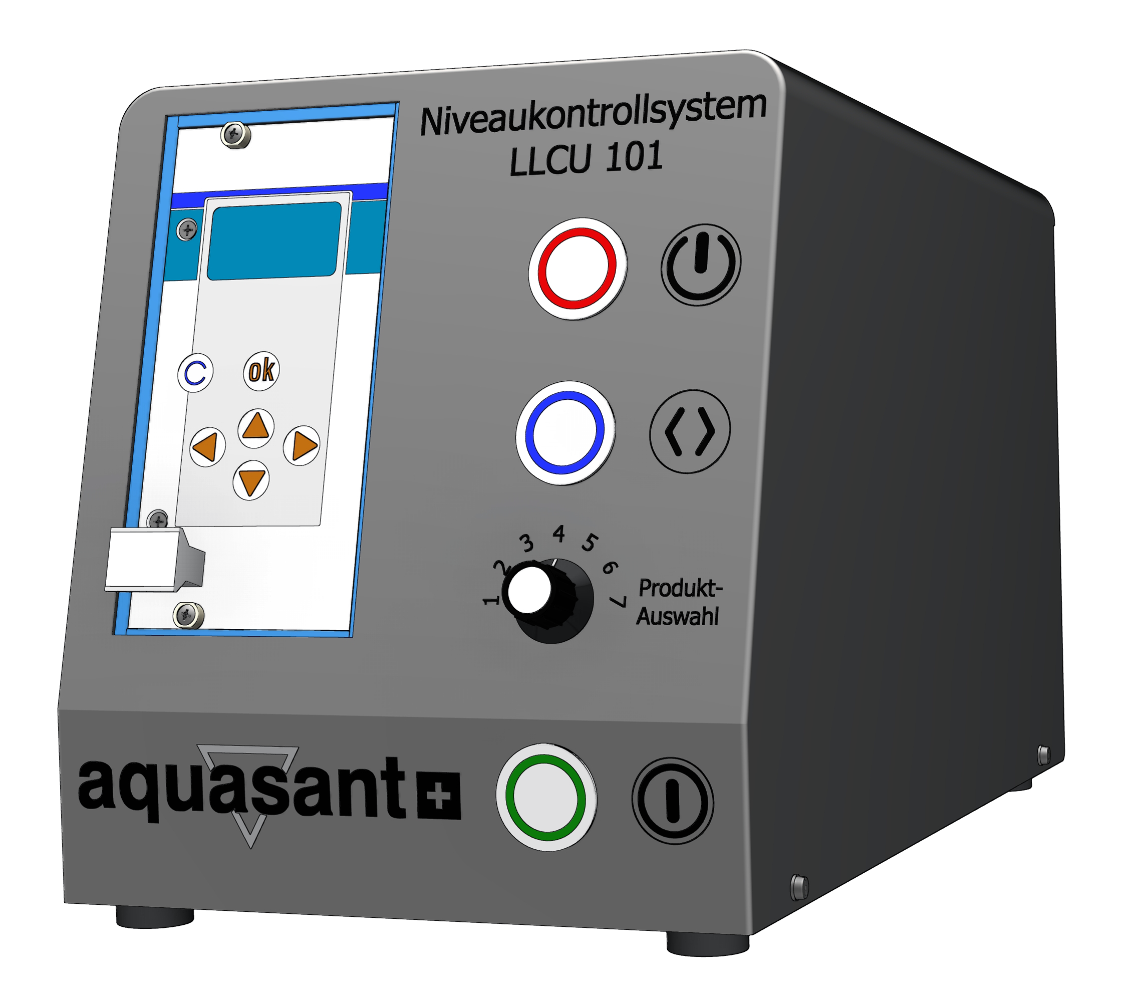 Neues kompakt Tischgehäuse in Stahl rostfrei: