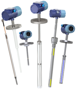 Verschiedene Trennschicht-Stabsonden zur kontinuierlichen Phasentrennung der Aquasant